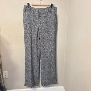 White House Black Market Patterned Trousers Size 8R